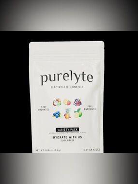 Purelyte White Electrolyte Drink Mix Variety Pack - Hydrating, Sugar-Free